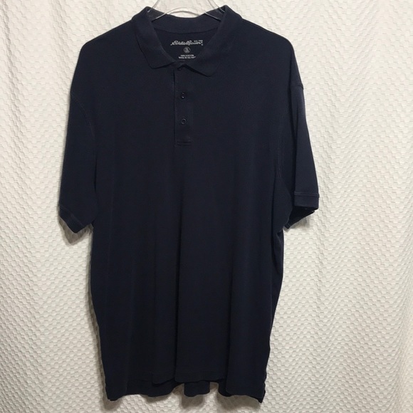 EDDIE BAUER Polo, Navy Blue - Picture 1 of 4